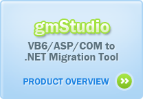 gmStudio | VB6/ASP/COM to .NET Migration Tool | Product Overview »